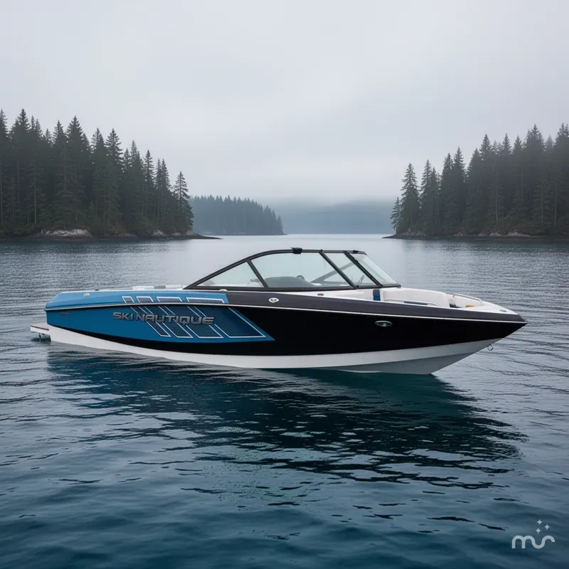 Slide: The Image of Nautique Ski Nautique 200 Open Bow 2015 - 2