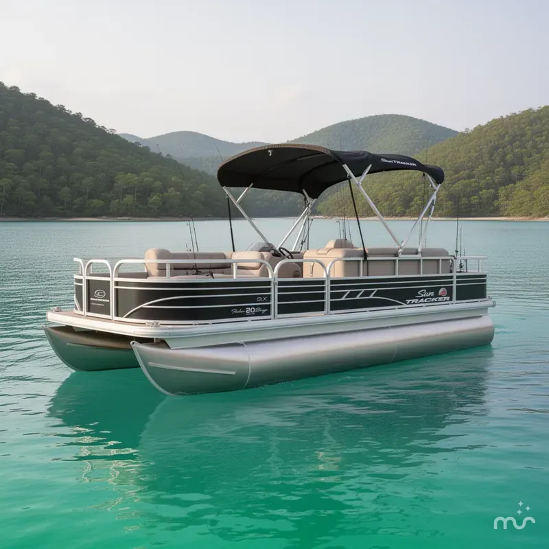 The Image of Sun Tracker Fishin' Barge 20 DLX 2021 - 0