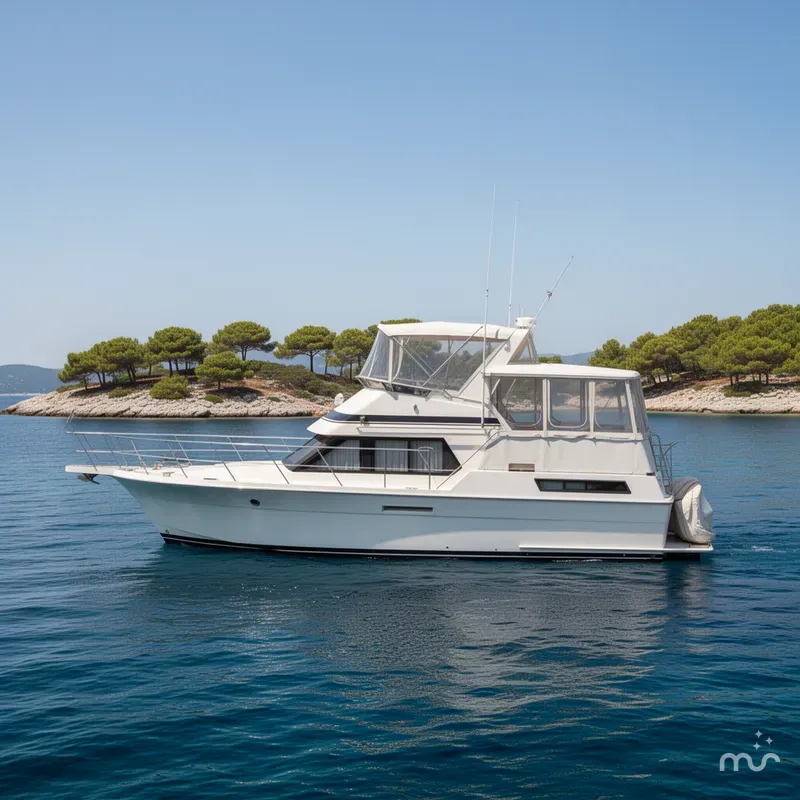 Slide: The Image of Hatteras 40 Double Cabin 1991 - 2