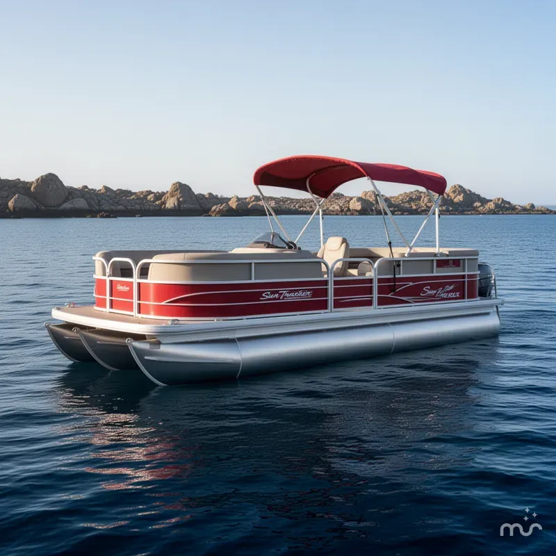 The Image of Sun Tracker Party Barge 20 DLX 2016 - 0