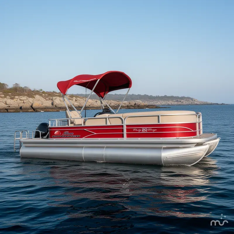 Slide: The Image of Sun Tracker Party Barge 20 DLX 2016 - 2