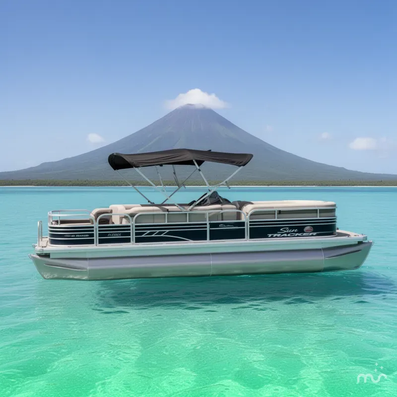 The Image of Sun Tracker Fishin' Barge 22 DLX 2022 - 0