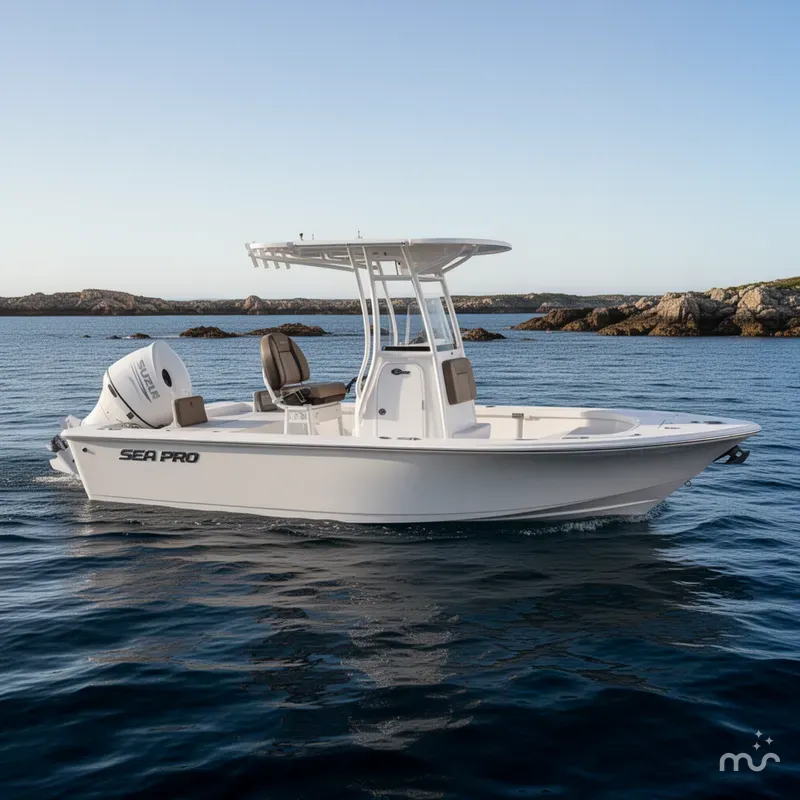 Slide: The Image of Sea Pro 230 Bay Boat 2026 - 2