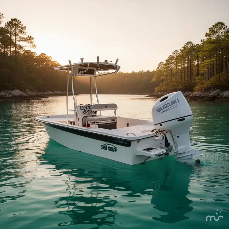 Slide: The Image of Carolina Sea Skiff 218 EV 2025 - 3