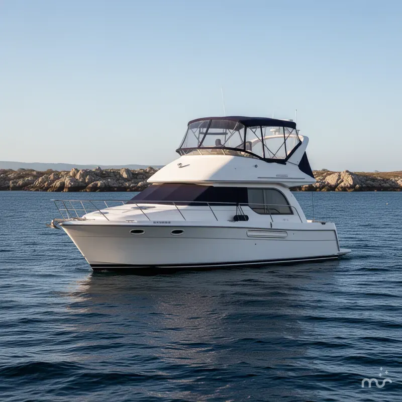 Slide: The Image of Bayliner 3788 Command Bridge Motoryacht 2001 - 2