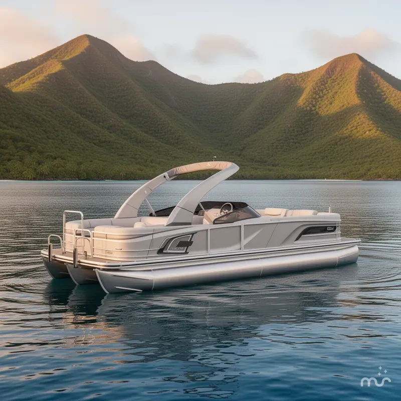 Slide: The Image of Avalon Excalibur Quad Lounge Windshield 27 FT 2026 - 2