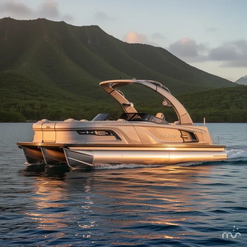 Slide: The Image of Avalon Excalibur Quad Lounge Windshield 27 FT 2026 - 4