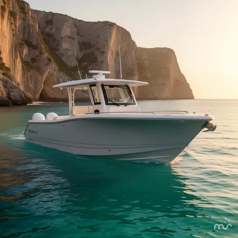 Slide: The Image of Robalo R300 Center Console 2026 - 2