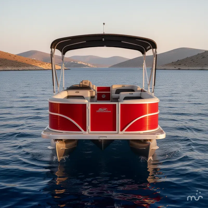 Slide: The Image of Sun Tracker Party Barge 18 DLX 2026 - 3