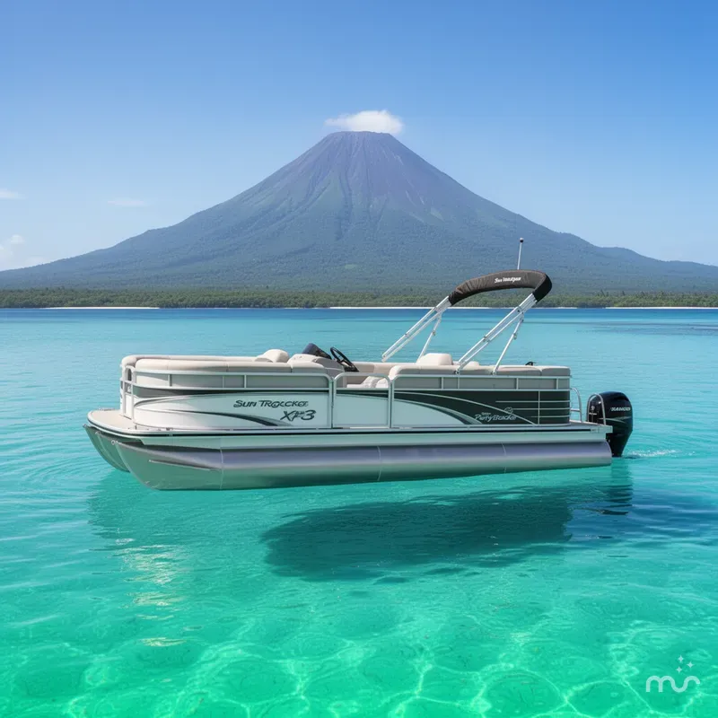 Slide: The Image of Sun Tracker Party Barge 22 XP3 2026 - 2