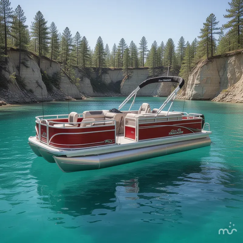 The Image of Sun Tracker Fishin' Barge 22 DLX 2026 - 0