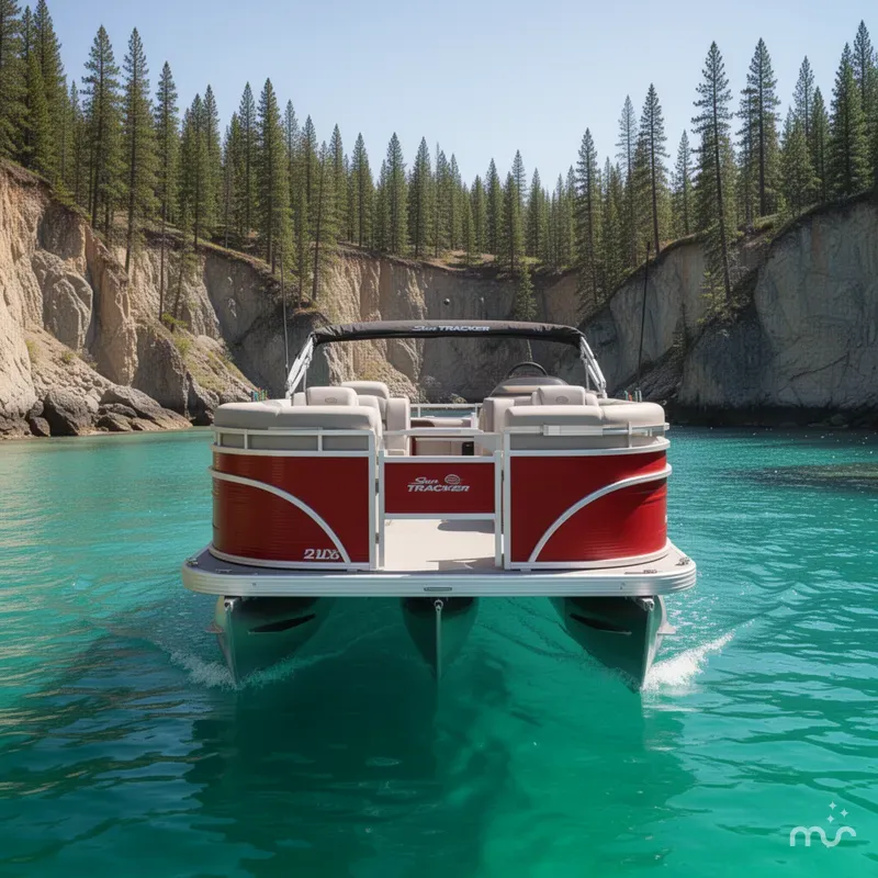 Slide: The Image of Sun Tracker Fishin' Barge 22 DLX 2026 - 3