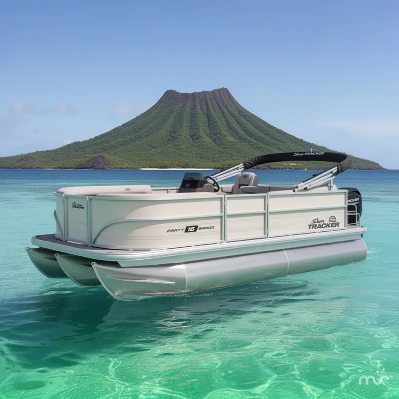 The Image of Sun Tracker Party Barge 16 DLX 2026 - 0