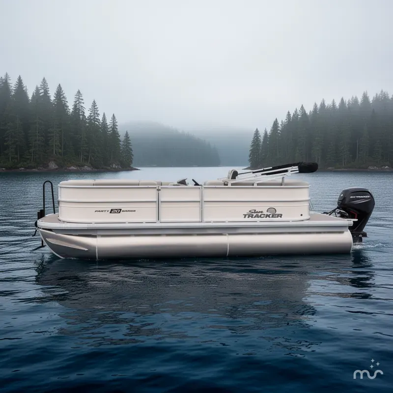 Slide: The Image of Sun Tracker Party Barge 20 DLX 2026 - 2