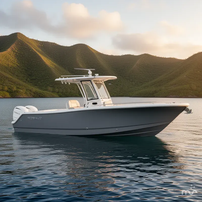 Slide: The Image of Robalo R250 Center Console 2025 - 2
