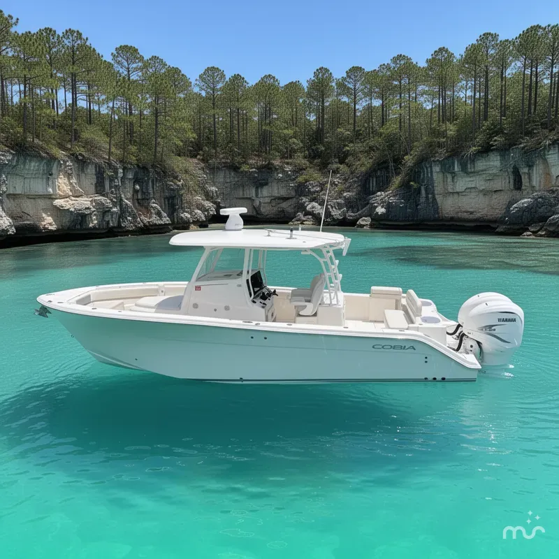 Slide: The Image of Cobia 350 Center Console 2020 - 2