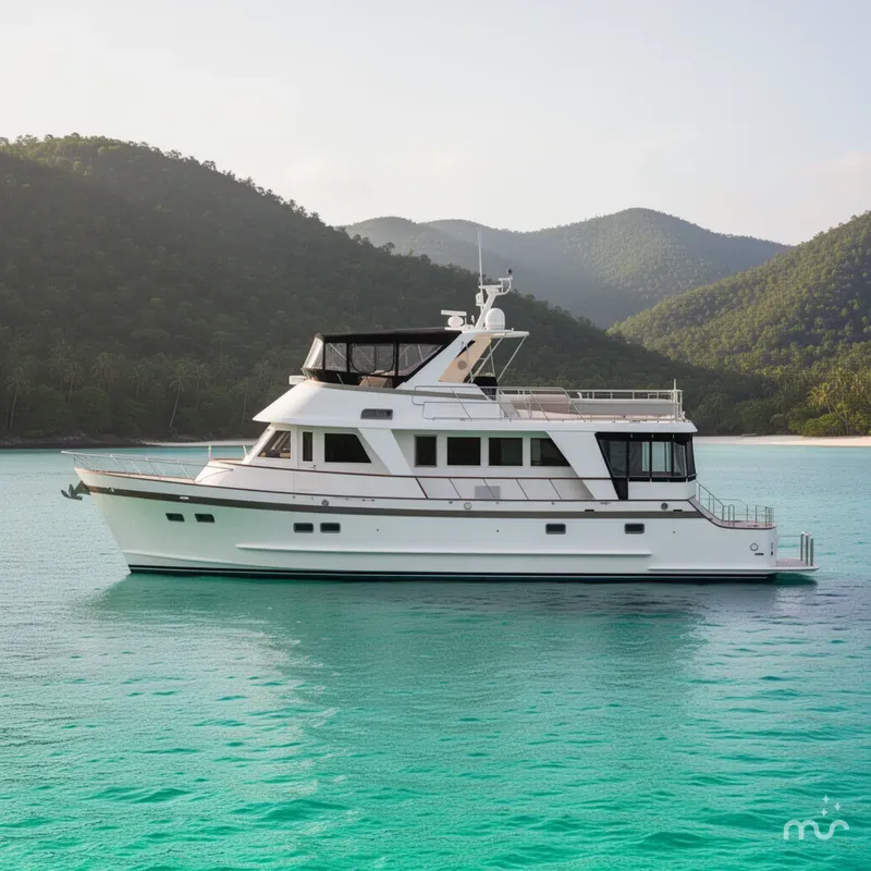Slide: The Image of Grand Alaskan Cockpit Motor Yacht 2002 - 2