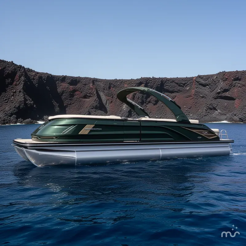 Slide: The Image of Bennington QX 25 QXSBA Tritoon Pontoon 2026 - 2