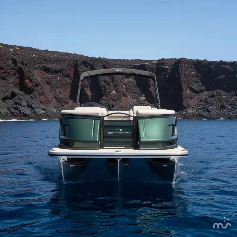 Slide: The Image of Bennington QX 25 QXSBA Tritoon Pontoon 2026 - 3