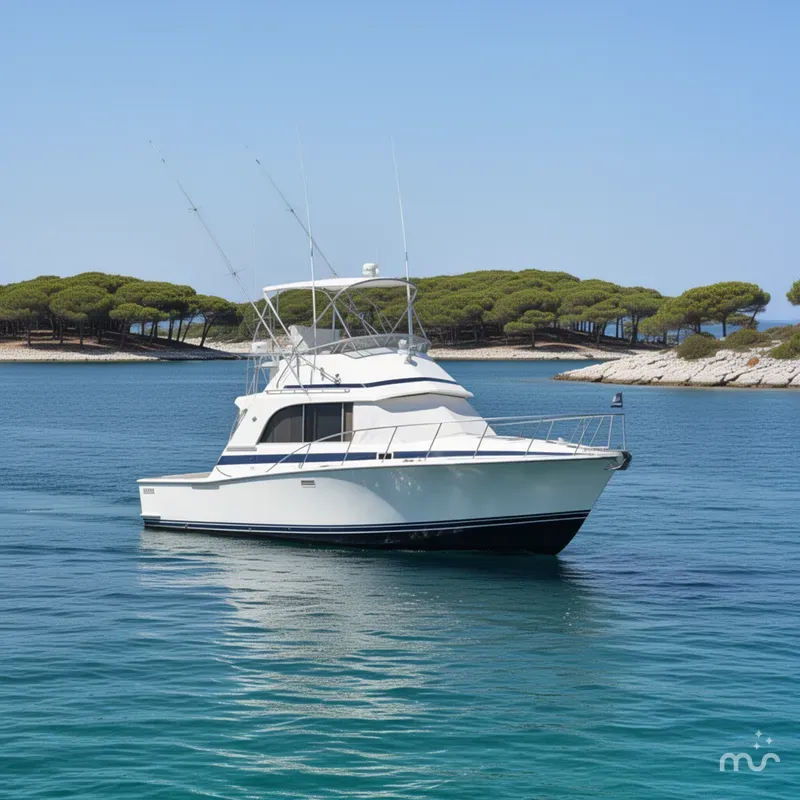 The Image of Bertram 33 Flybridge Cruiser 1985 - 0