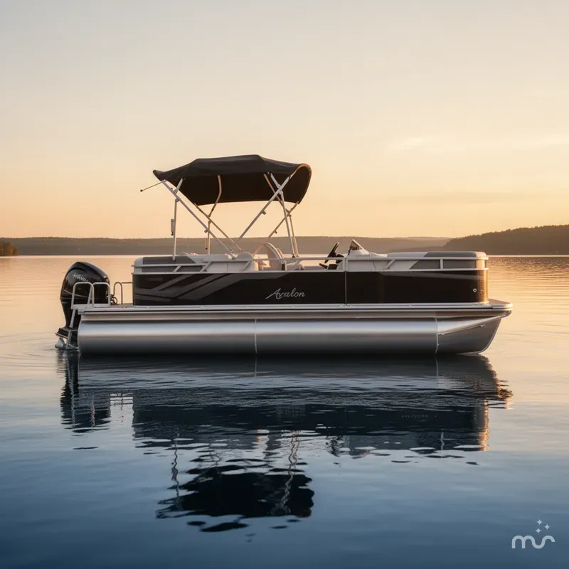 Slide: The Image of Avalon Venture Quad Lounger 21 FT 2180QL 2023 - 4