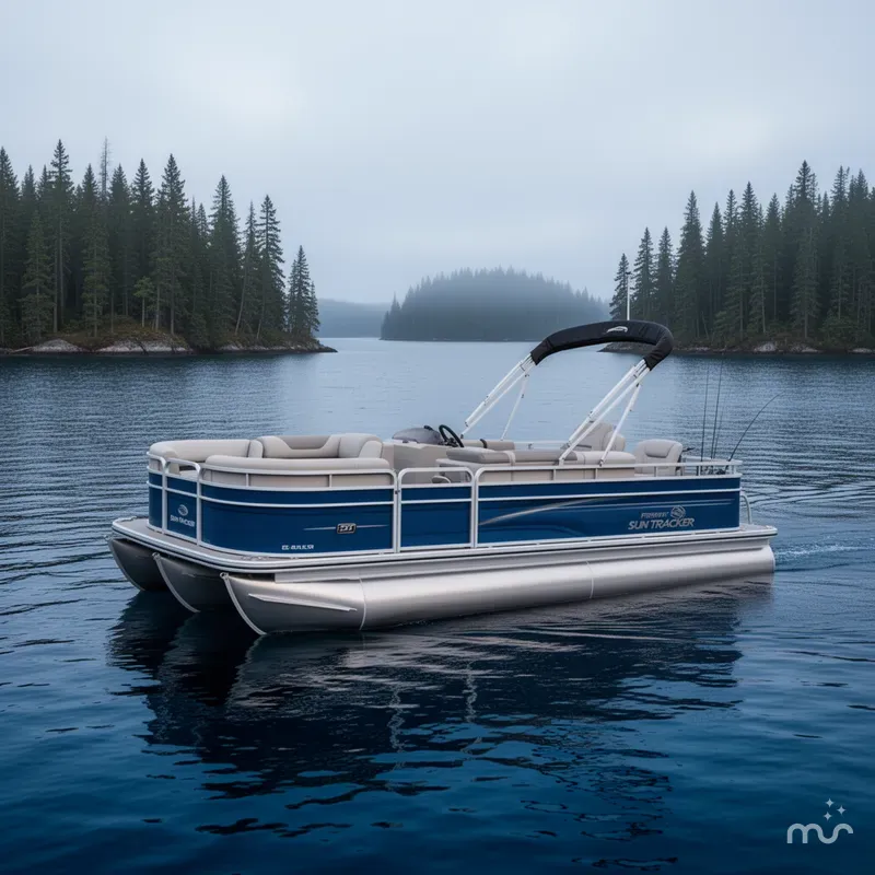 Slide: The Image of Sun Tracker Fishin' Barge 20 DLX 2026 - 2