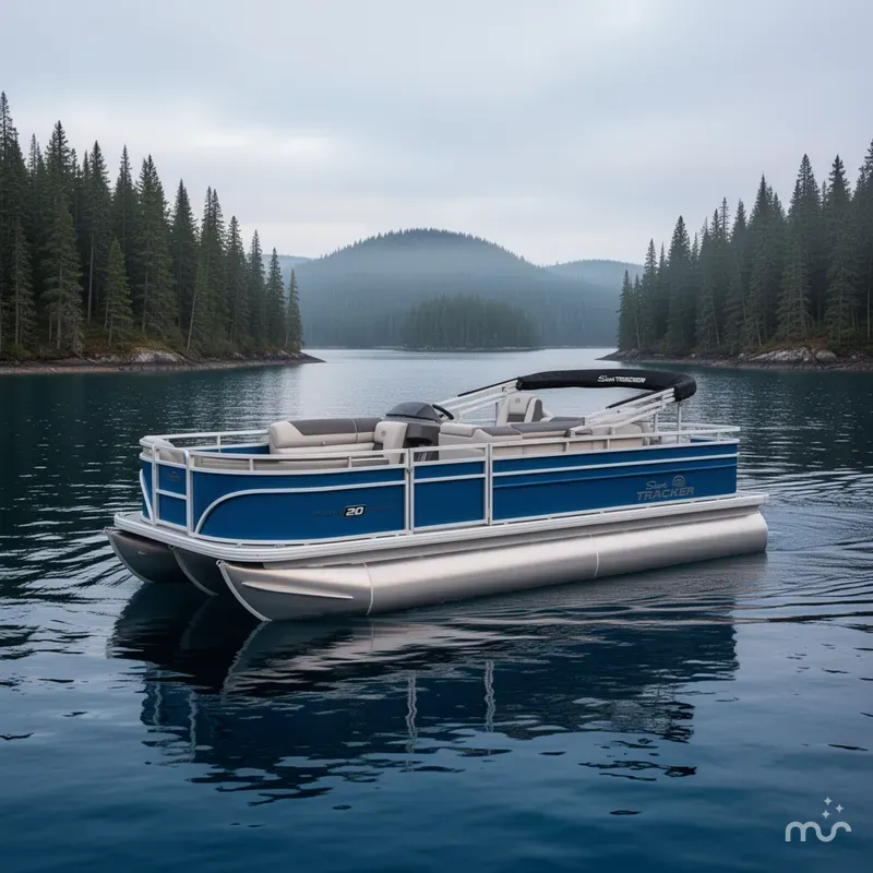 Slide: The Image of Sun Tracker Fishin' Barge 20 DLX 2026 - 4