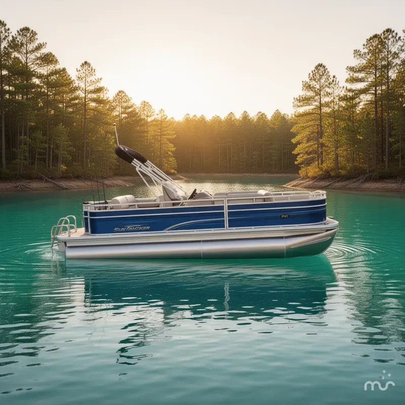 Slide: The Image of Sun Tracker Fishin' Barge 20 DLX 2026 - 2