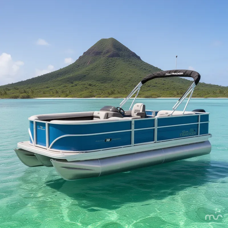 The Image of Sun Tracker Party Barge 18 DLX 2026 - 0