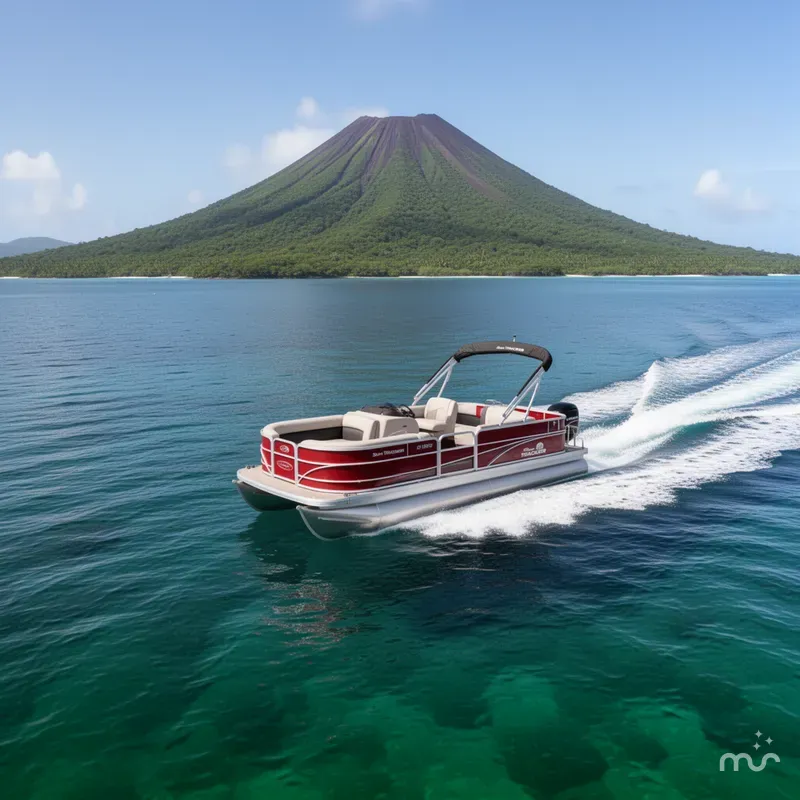 Slide: The Image of Sun Tracker Party Barge 18 DLX 2026 - 4