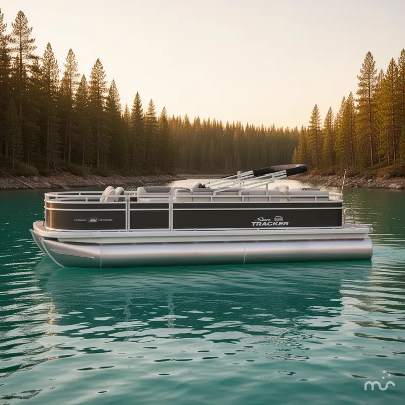 Slide: The Image of Sun Tracker Fishin' Barge 22 DLX 2026 - 2
