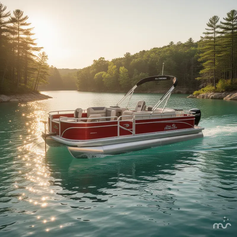 Slide: The Image of Sun Tracker Fishin' Barge 22 DLX 2026 - 4