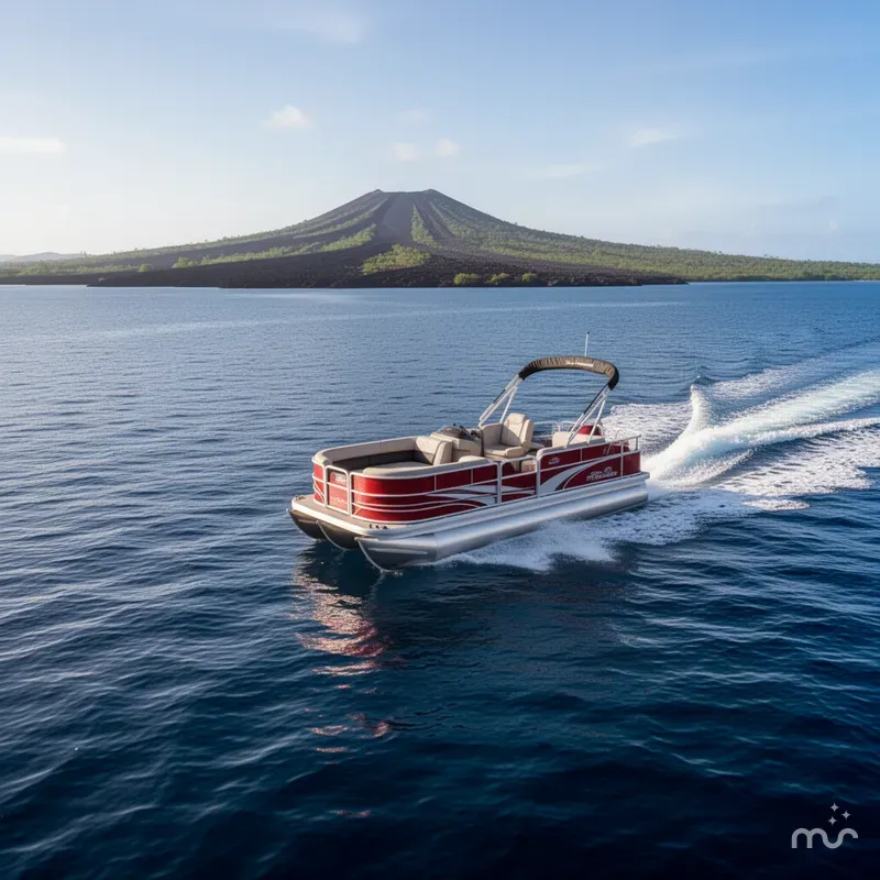 Slide: The Image of Sun Tracker Party Barge 18 DLX 2026 - 4