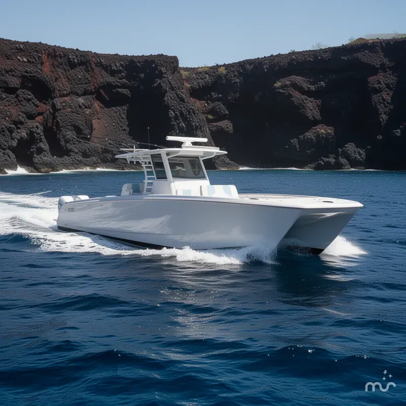 Slide: The Image of Invincible 40 Catamaran 2019 - 4