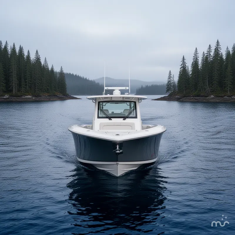 Slide: The Image of Nor-Tech 390 Sport Center Console 2026 - 1