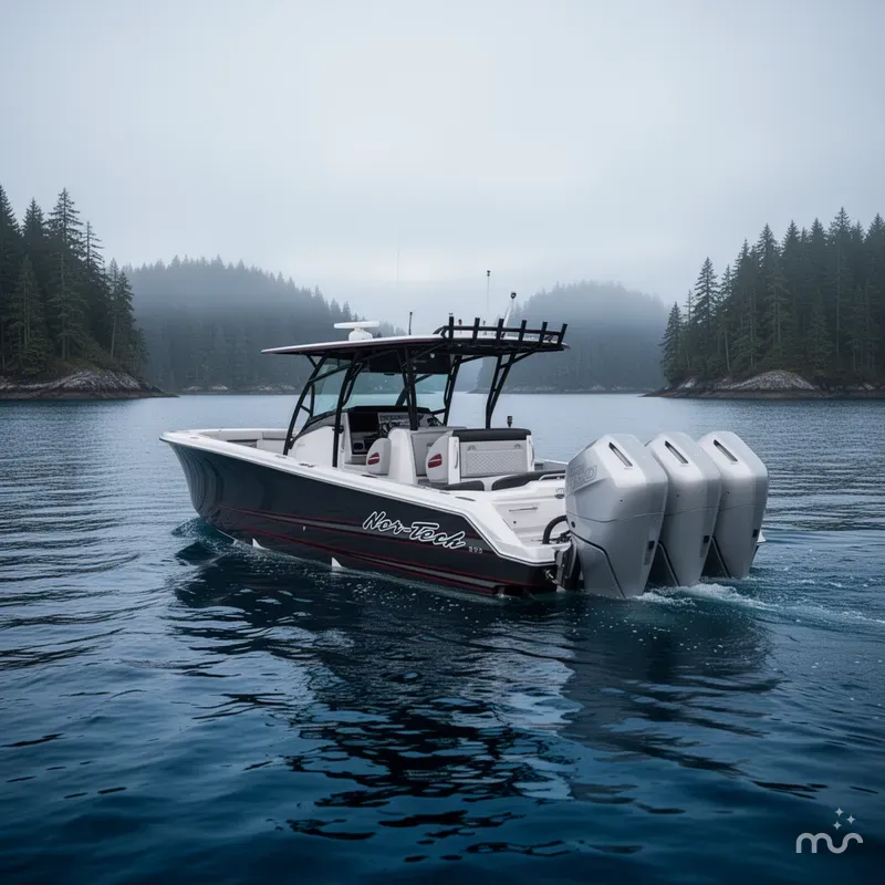 Slide: The Image of Nor-Tech 390 Sport Center Console 2026 - 3