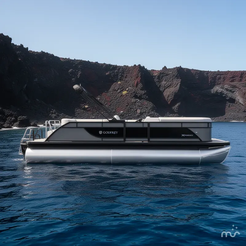 Slide: The Image of Godfrey Sweetwater Xperience 22' Single Flip Lounge Tritoon - 2286 SFLX 2026 - 2