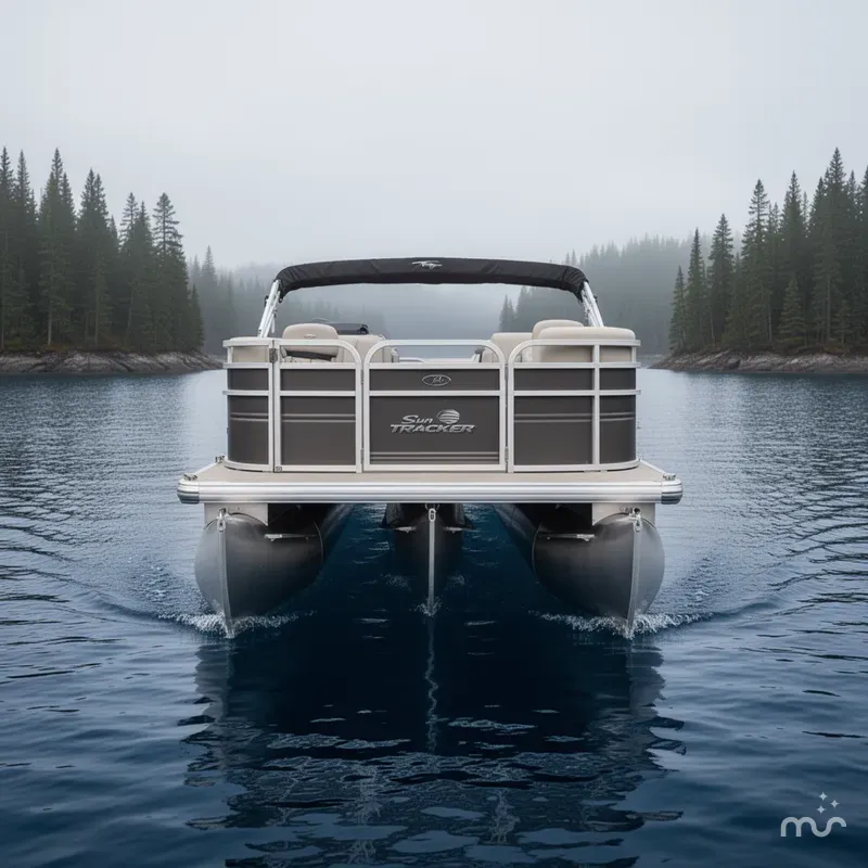 Slide: The Image of Sun Tracker Fishin' Barge 22 DLX 2026 - 1