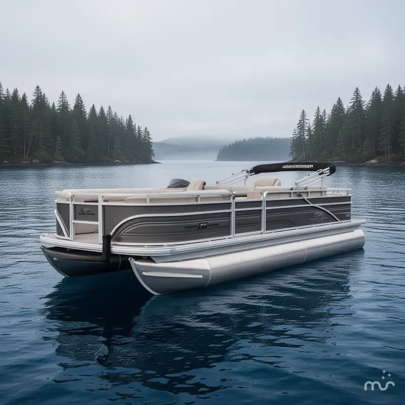 Slide: The Image of Sun Tracker Fishin' Barge 22 DLX 2026 - 2
