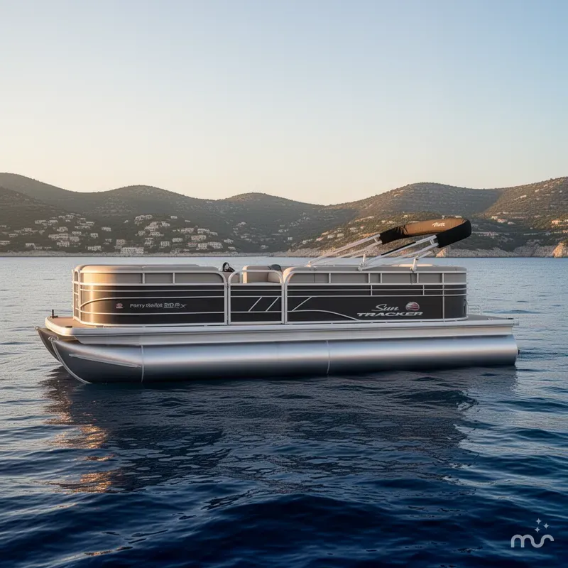 Slide: The Image of Sun Tracker Party Barge 20 DLX 2021 - 2
