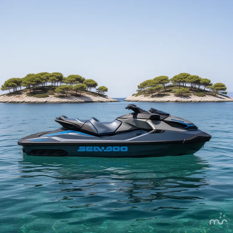 Slide: The Image of Sea-Doo GTX 230 Tech, Audio, iDF, iBR 2026 - 2