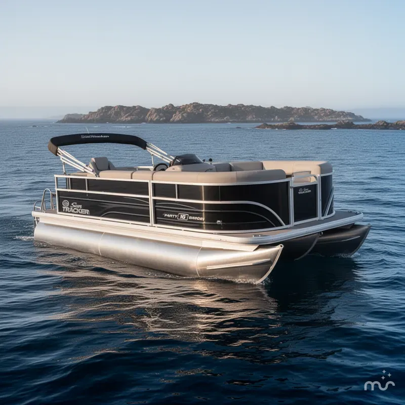 The Image of Sun Tracker Party Barge 16 DLX 2026 - 0