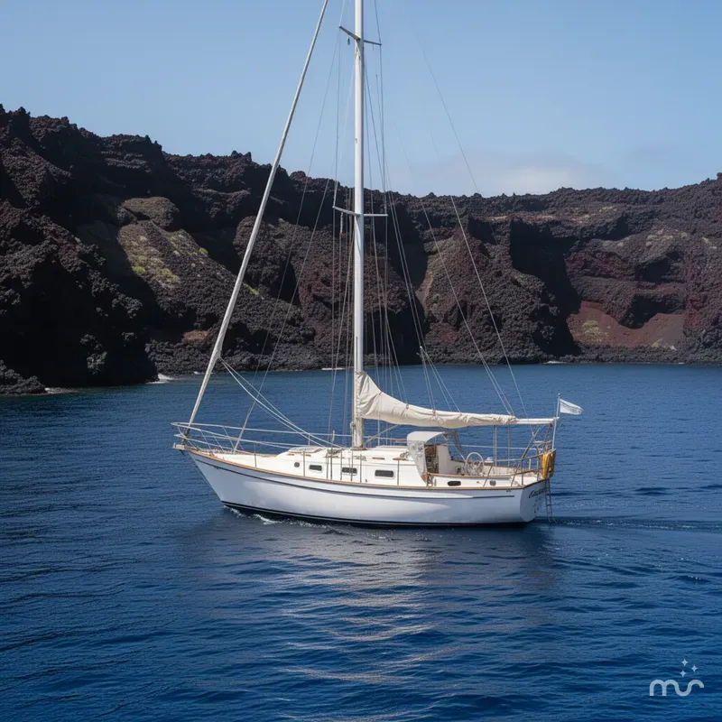 Slide: The Image of Pacific Seacraft 31 1988 - 2