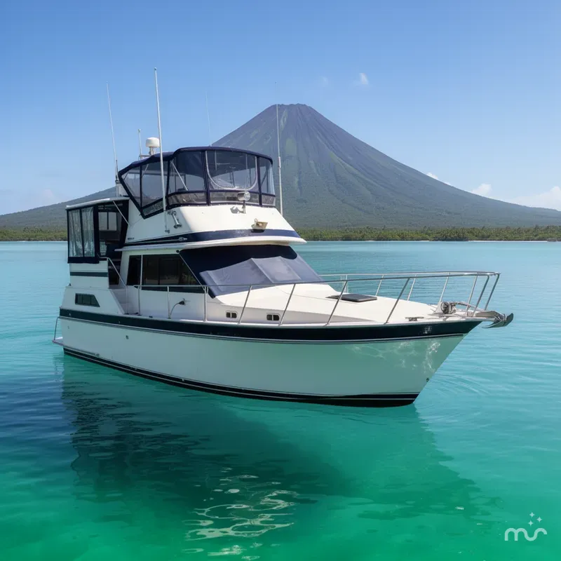 Slide: The Image of Californian 35 Motor Yacht 1985 - 1