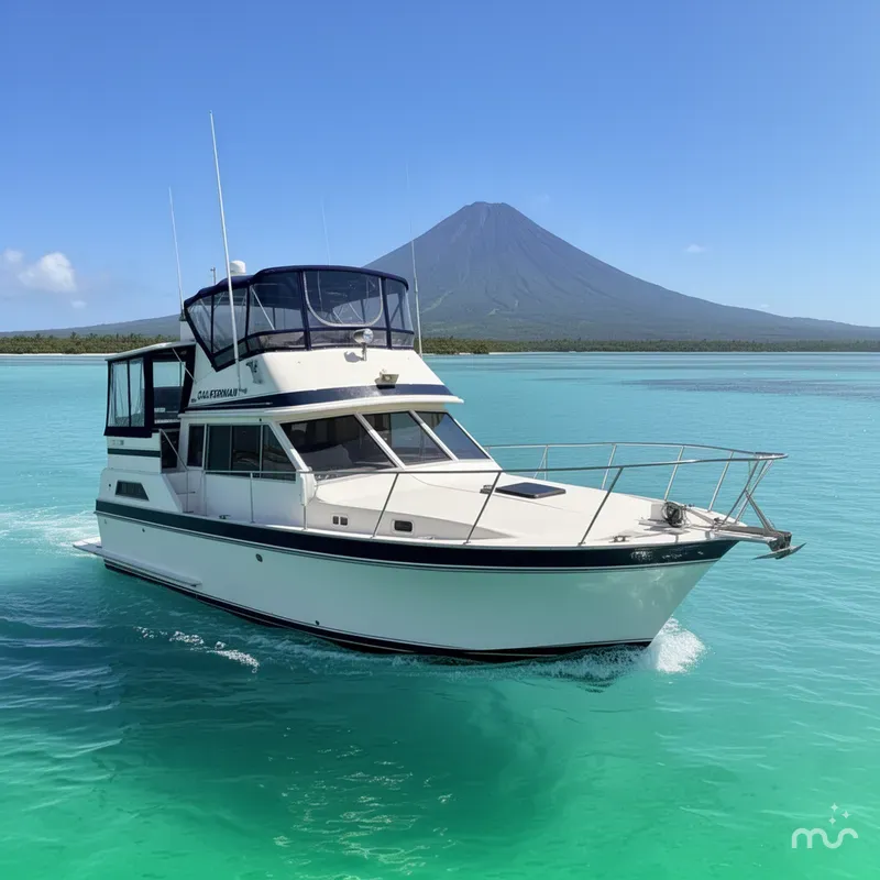 Slide: The Image of Californian 35 Motor Yacht 1985 - 2