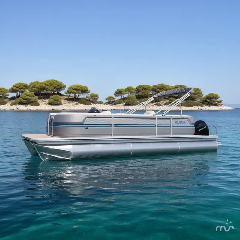 Slide: The Image of Aura Pontoons 23FT 2026 - 2