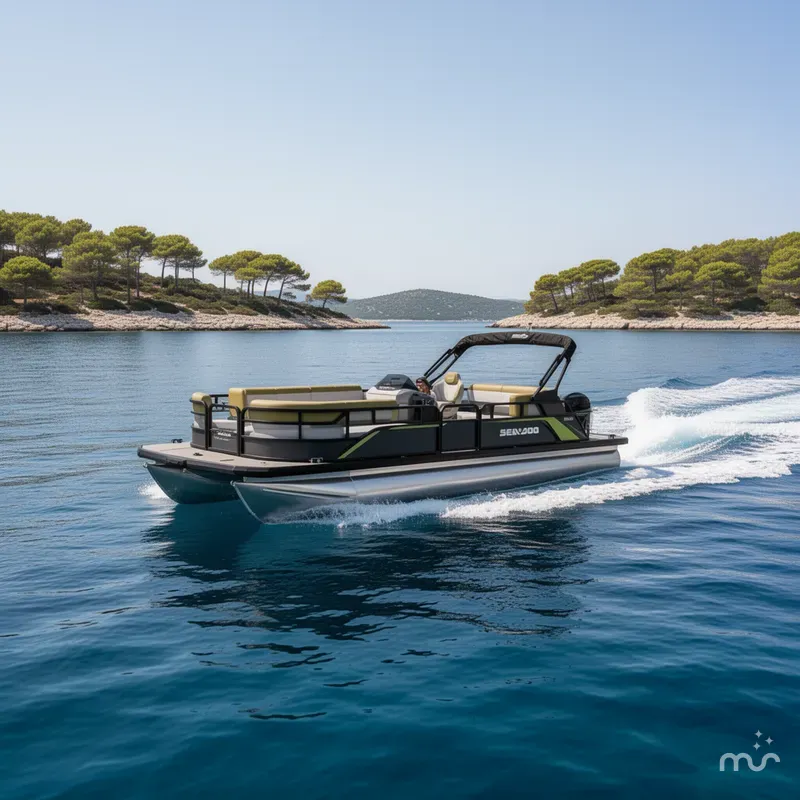 The Image of Sea-Doo Switch Fish™ 18 - 230 Hp Galvanized 2026 - 0
