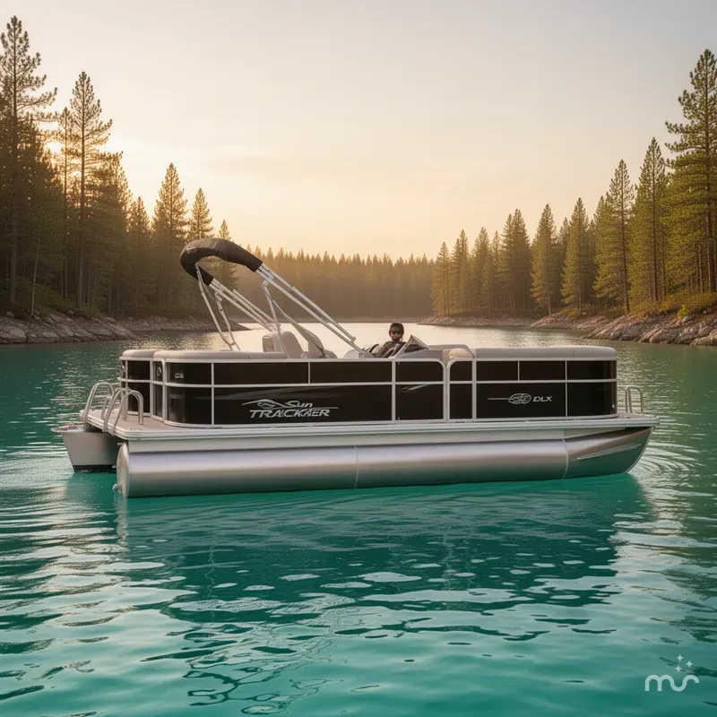 Slide: The Image of Sun Tracker Party Barge 20 DLX 2026 - 2