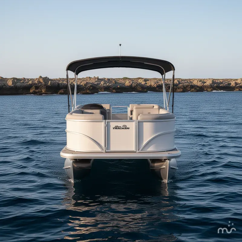 Slide: The Image of Sun Tracker Party Barge 20 DLX 2026 - 3