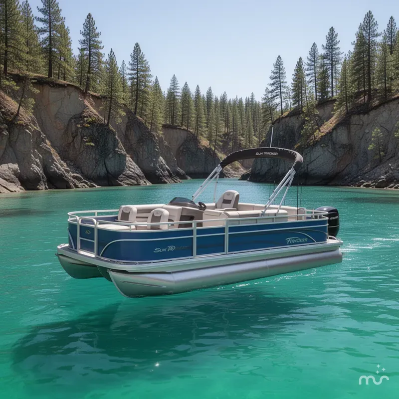 The Image of Sun Tracker Fishin' Barge 20 DLX 2026 - 0